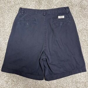 Vintage Polo Ralph Lauren Tyler Short Men 32 Navy Pleated Chino Shorts 8.5"
